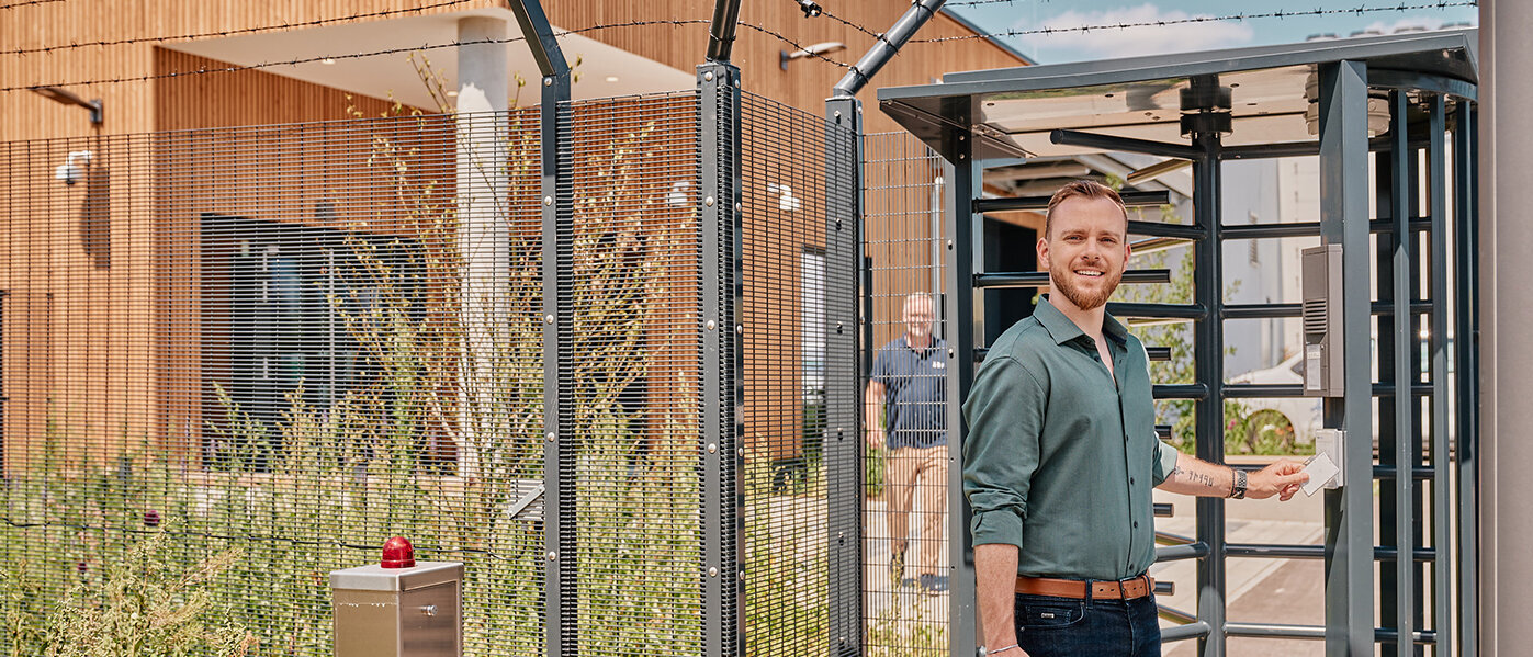 Sicherheitsvorkehrungen im LEW Green Data Center Sicherheit im LEW Green Data Center